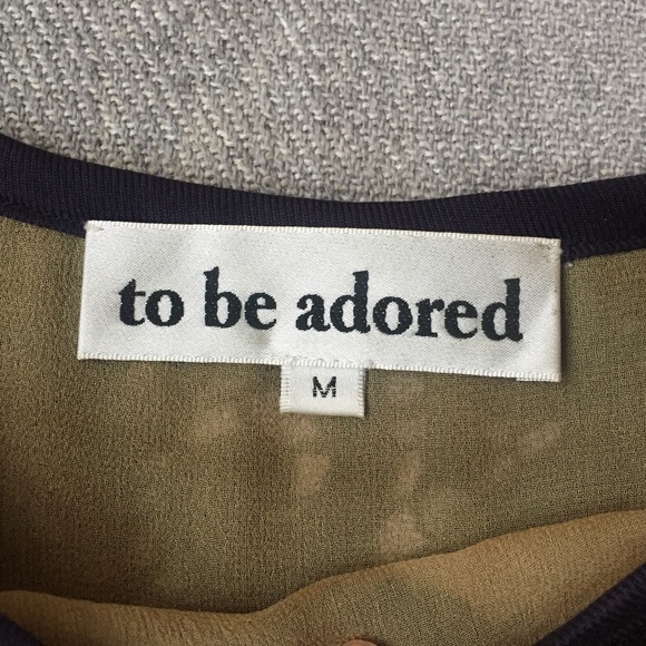 To Be Adored Black Silk Lace Dress RARE - Picture 5 of 7